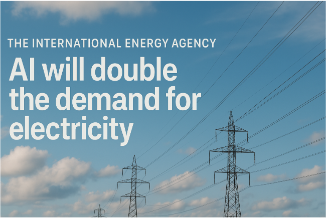 وكالة الطاقة الدولية: الذكاء الاصطناعي سيضاعف الطلب على الكهرباء